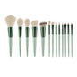 Beauty Tools Green 13pcs Makeup Brush Set Foundation Brush Eye Brush