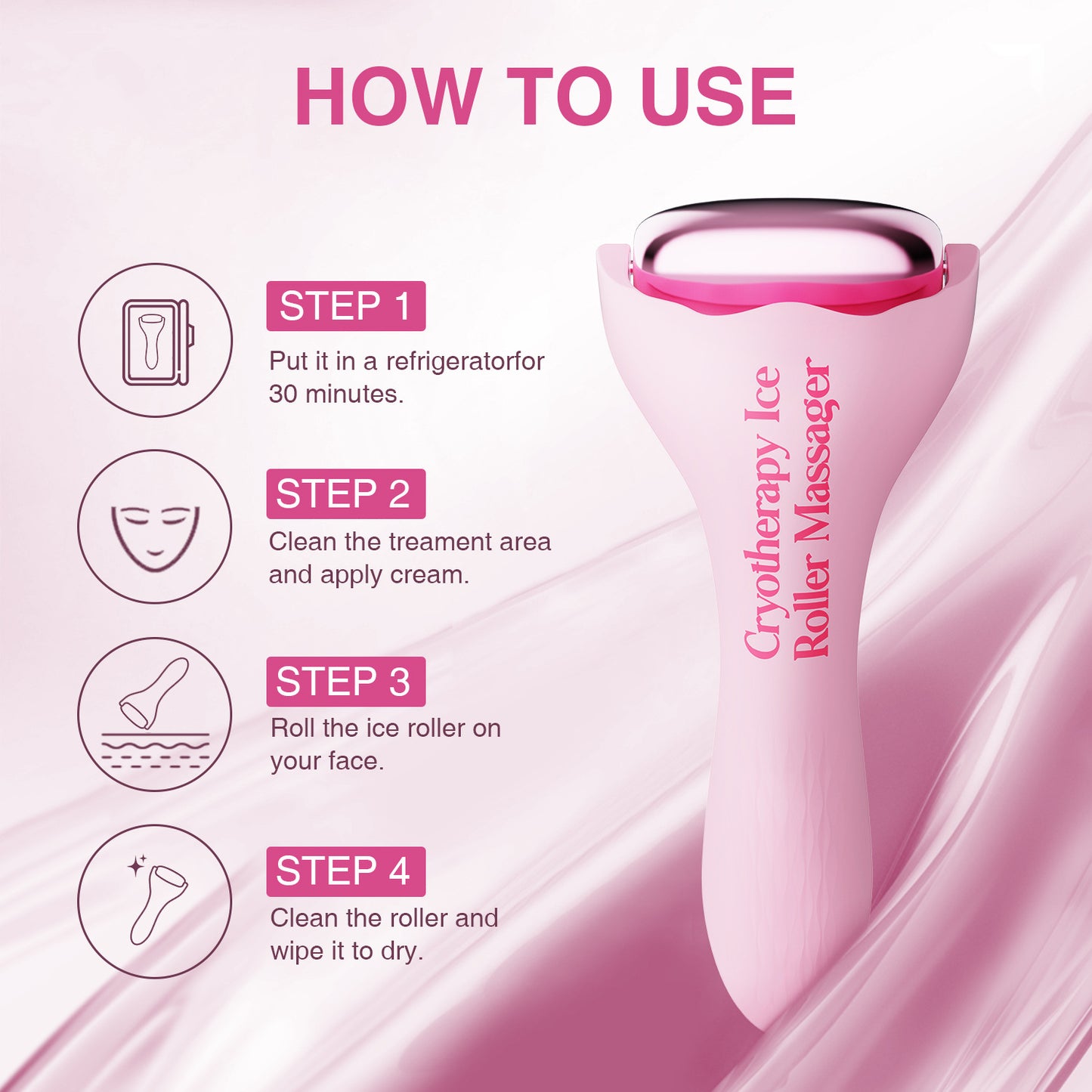Roller Beauty Instrument Facelift Tools Promote Absorption
