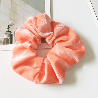 Flannel Hair Tie Hair Rope Amazon Velvet Fashion Ponytail Hair Accessories